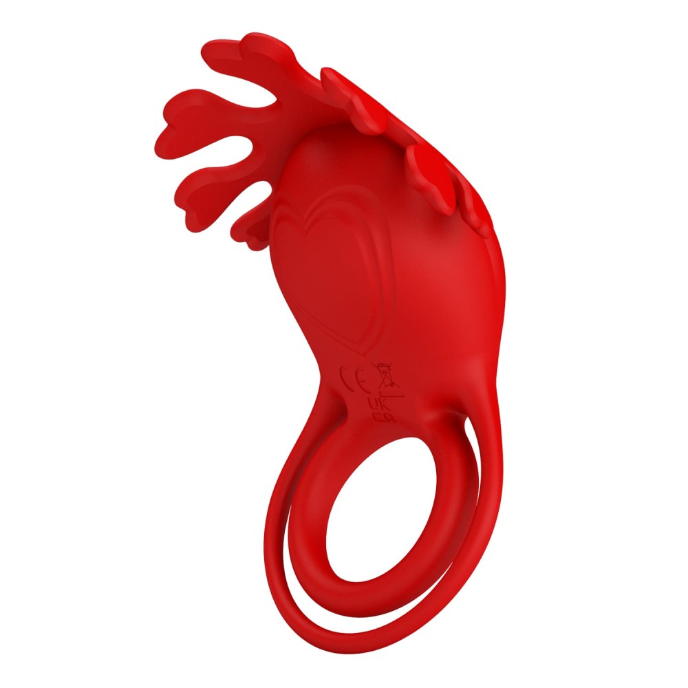 Vibrant Red Penis Ring by Pretty Love - Enhanced Pleasure & Stamina Support