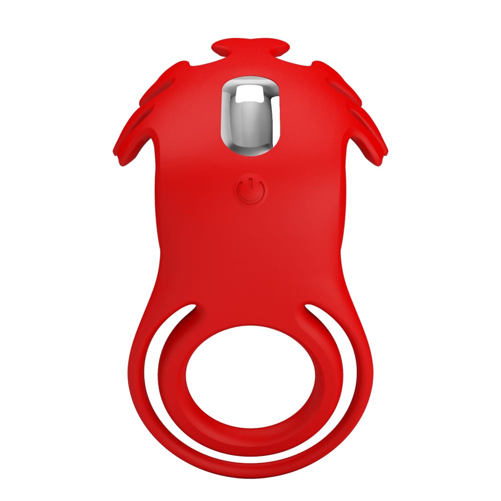 Vibrant Red Penis Ring by Pretty Love - Enhanced Pleasure & Stamina Support