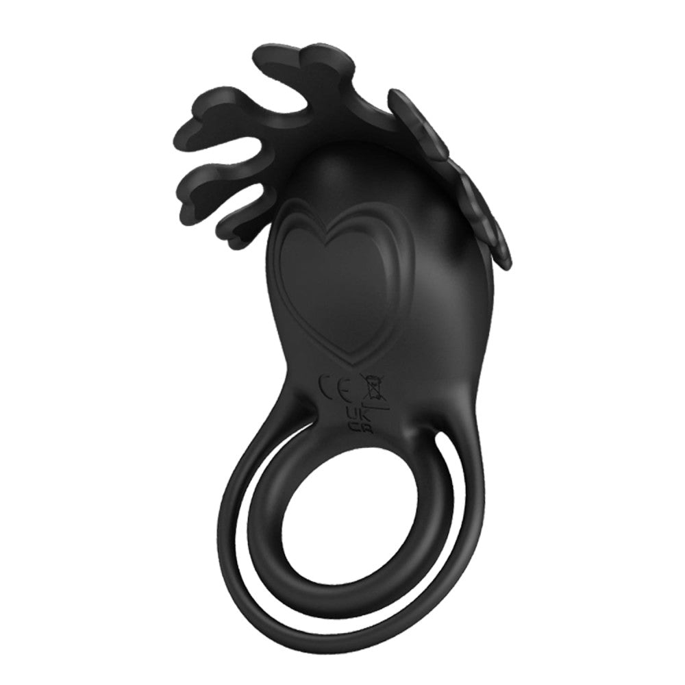 Pretty Love Vibrant Penis Ring - Ruben Black - Enhance Pleasure & Performance