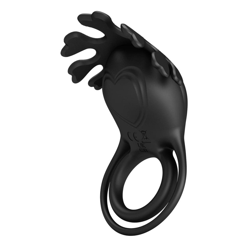 Pretty Love Vibrant Penis Ring - Ruben Black - Enhance Pleasure & Performance