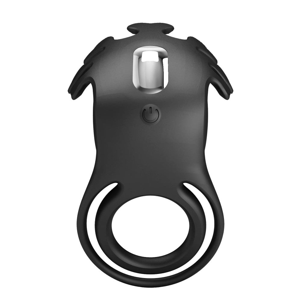 Pretty Love Vibrant Penis Ring - Ruben Black - Enhance Pleasure & Performance