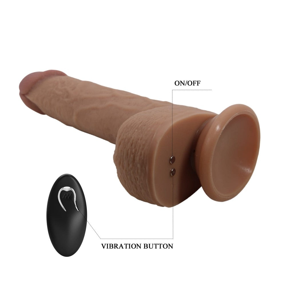 Pretty Love Tommy 8,9" Vibrating Dildo Dildo