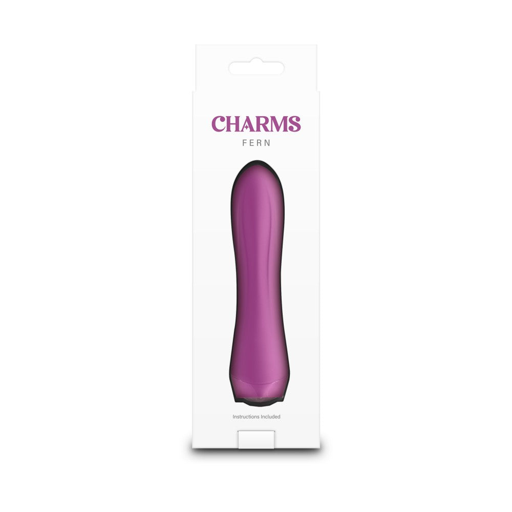 Fern Mini Vibrator - Ruby Charm - Discreet, Powerful Pleasure Device