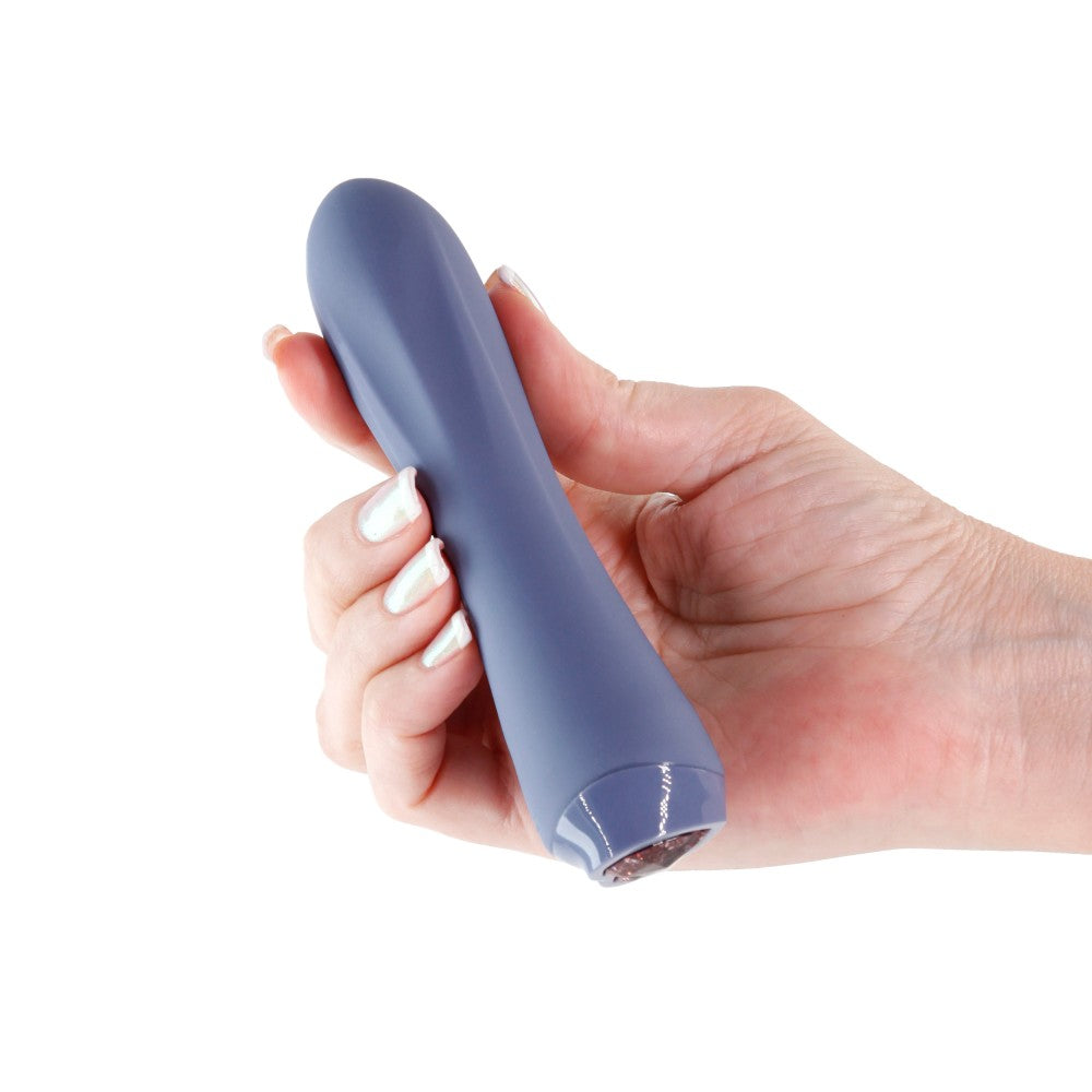 Fern Gray Mini Vibrator - Powerful Rechargeable Charm for Ultimate Pleasure