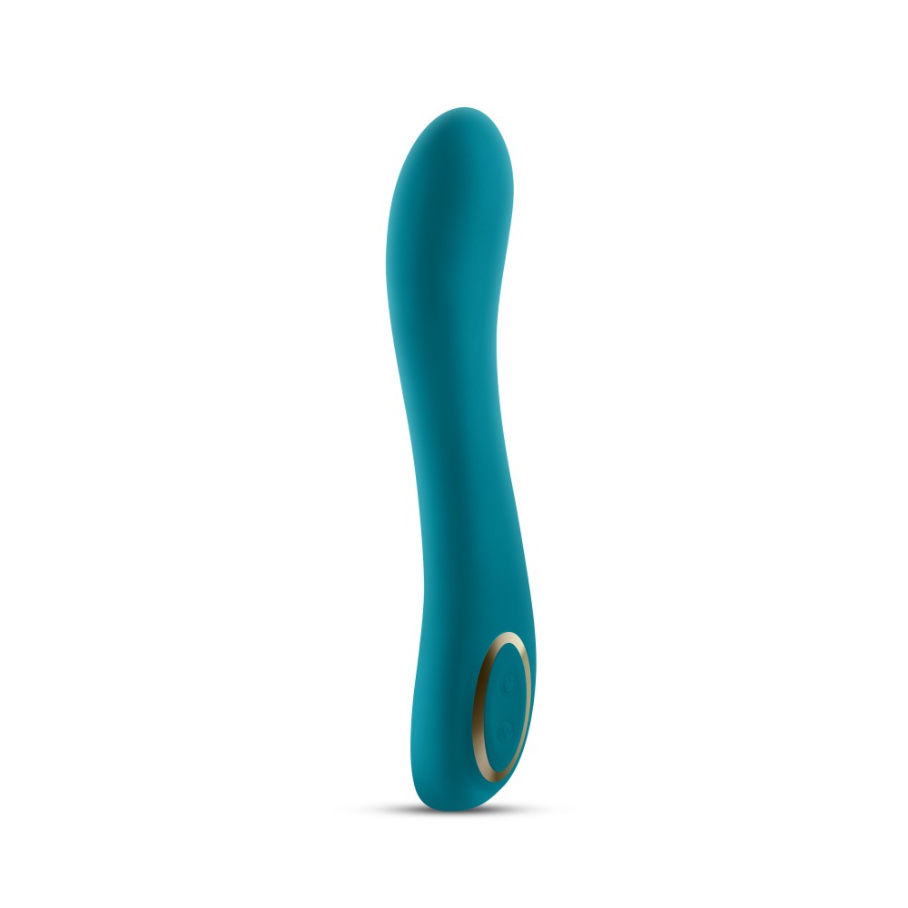 Zeus Dark Green Vibrator - High-Quality Dual Stimulator for Ultimate Pleasure