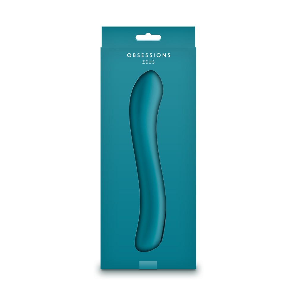 Zeus Dark Green Vibrator - High-Quality Dual Stimulator for Ultimate Pleasure