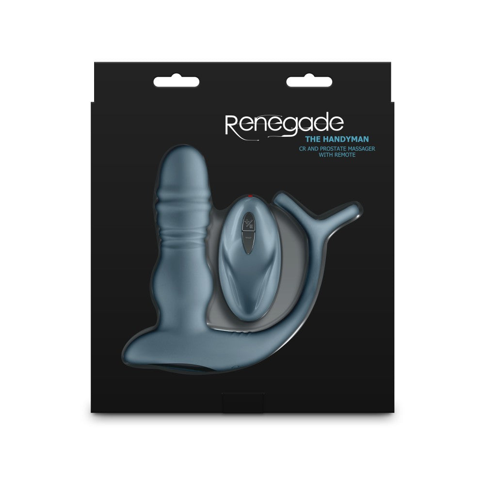 High-Power Gray Vibrator for Pleasure | Renegade Handyman - Ultimate Stimulation Tool