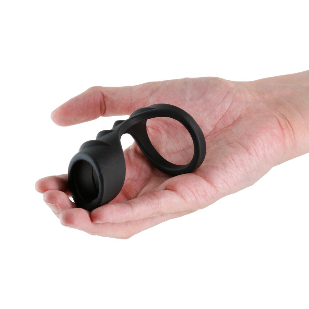 Renegade Bolster Black Penis Ring - Enhance Performance & Pleasure