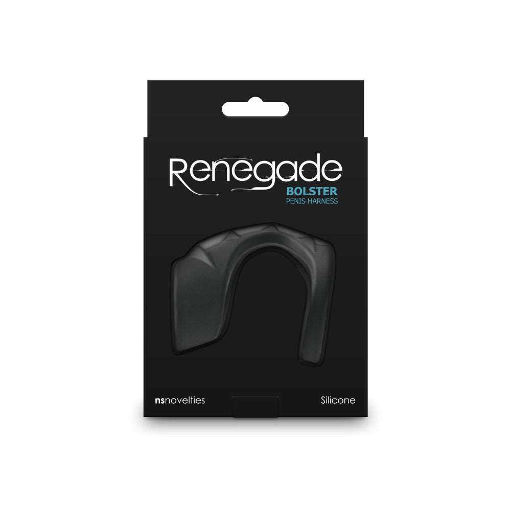 Renegade Bolster Black Penis Ring - Enhance Performance & Pleasure