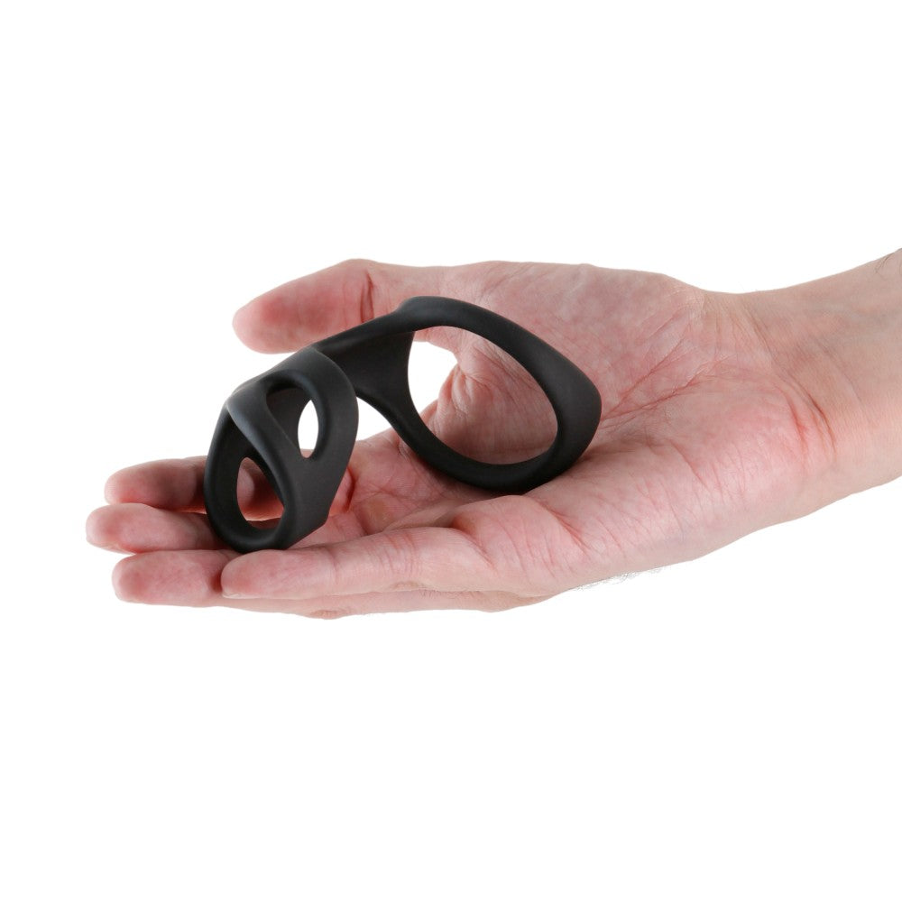 Renegade Boost - Black Penis Ring for Enhanced Pleasure | Premium Quality Ergonomic Design