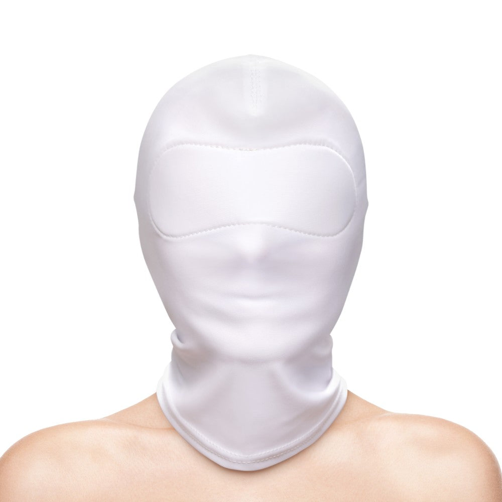 Fetish Fashion Closed Hood - White BDSM Mask - Alternate Packaging