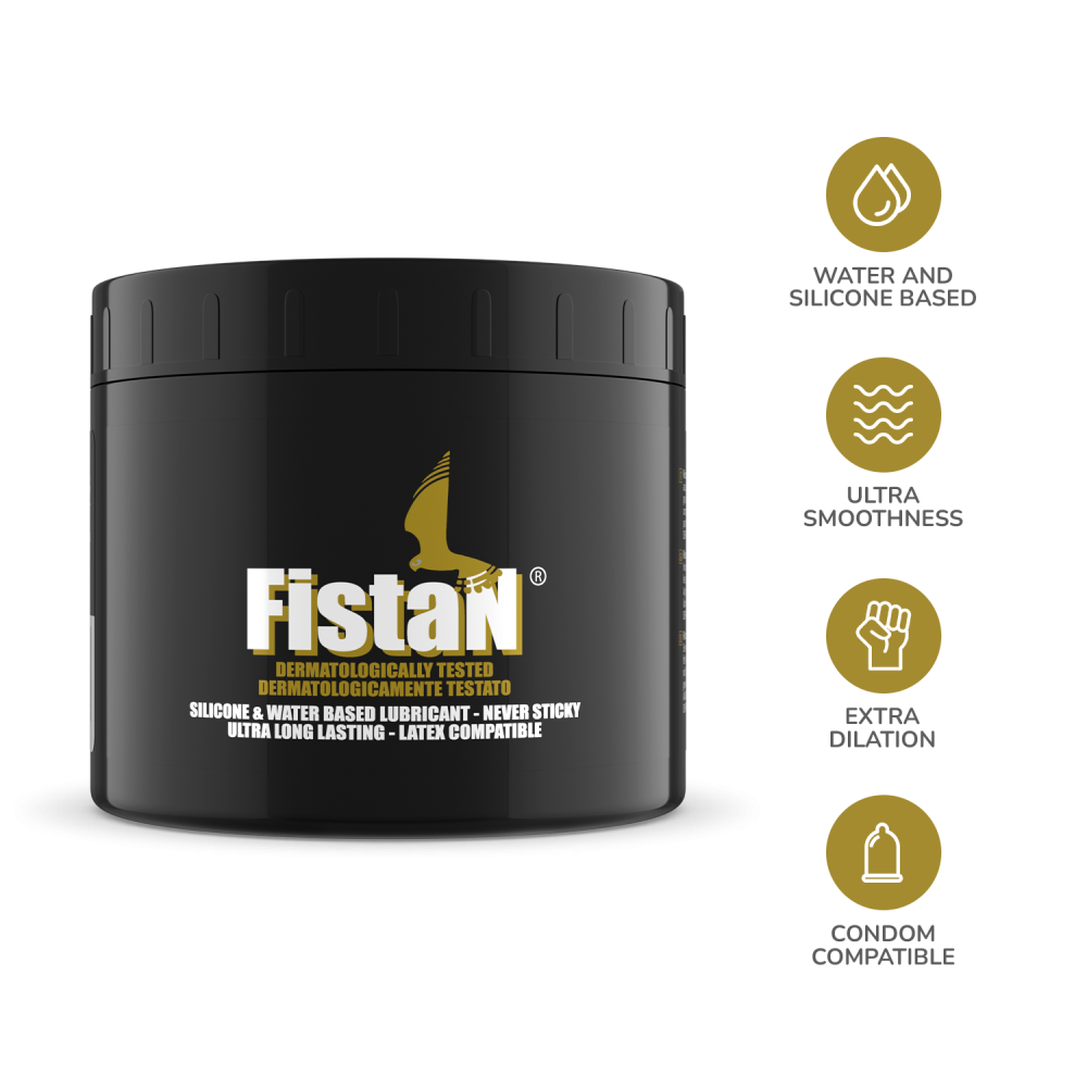 Fistan 500ml Water & Silicone-Based Lubricant - Oil-Based Formula for Ultimate Comfort