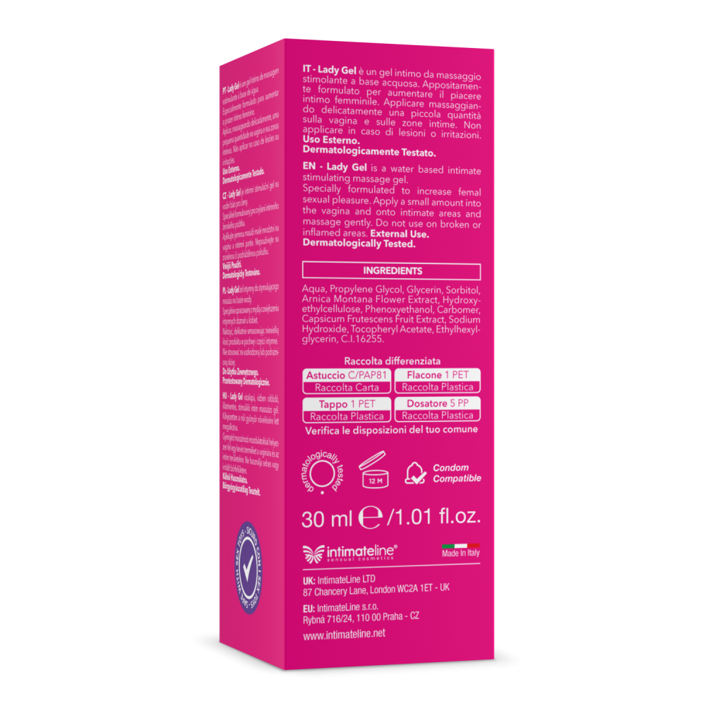 Lady gel, 30 ml gel stimulant pentru femei