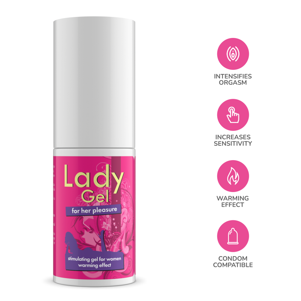 Lady gel, 30 ml gel stimulant pentru femei