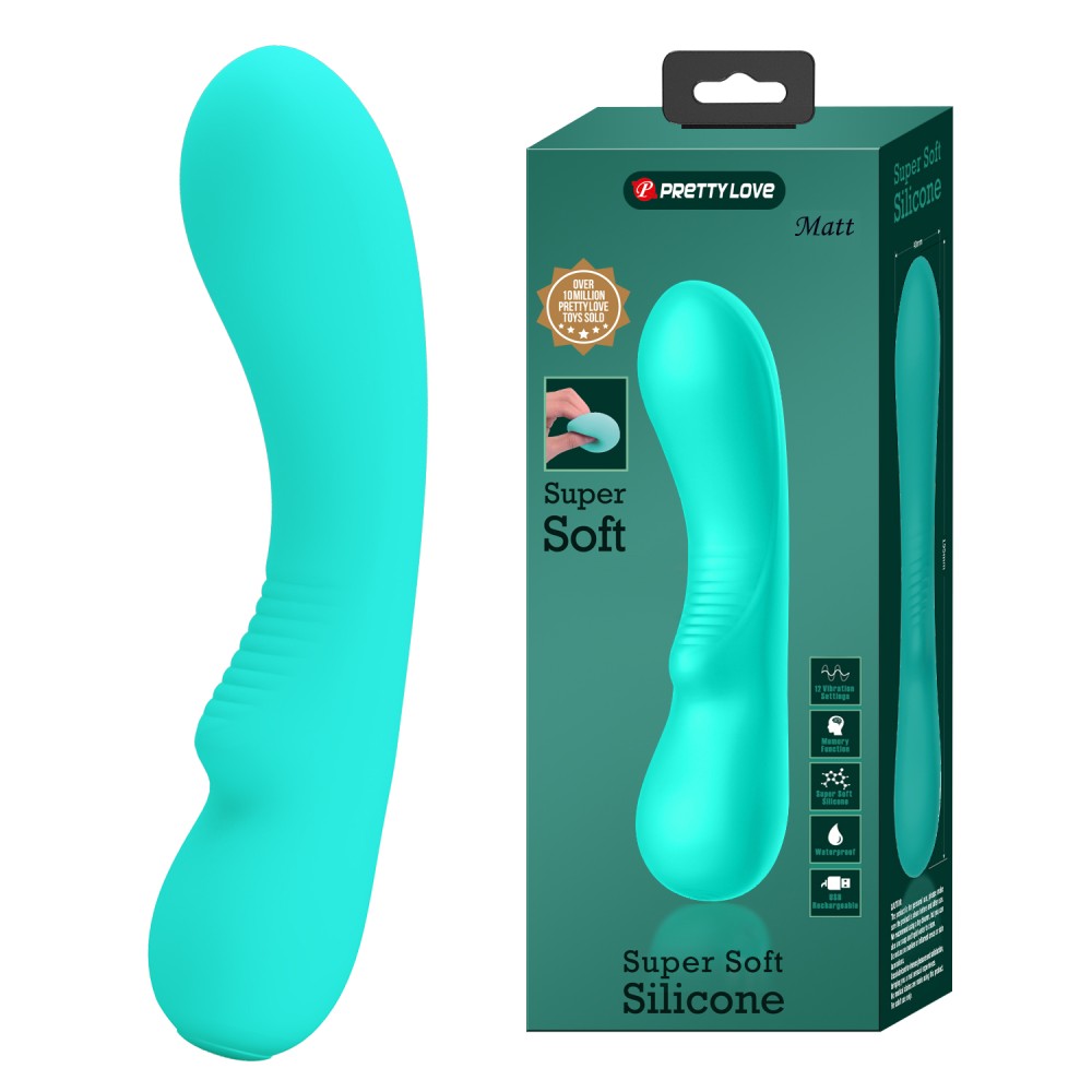 High-Performance Matt Green Vibrator - Discreet, Powerful, and Waterproof Adult Toy