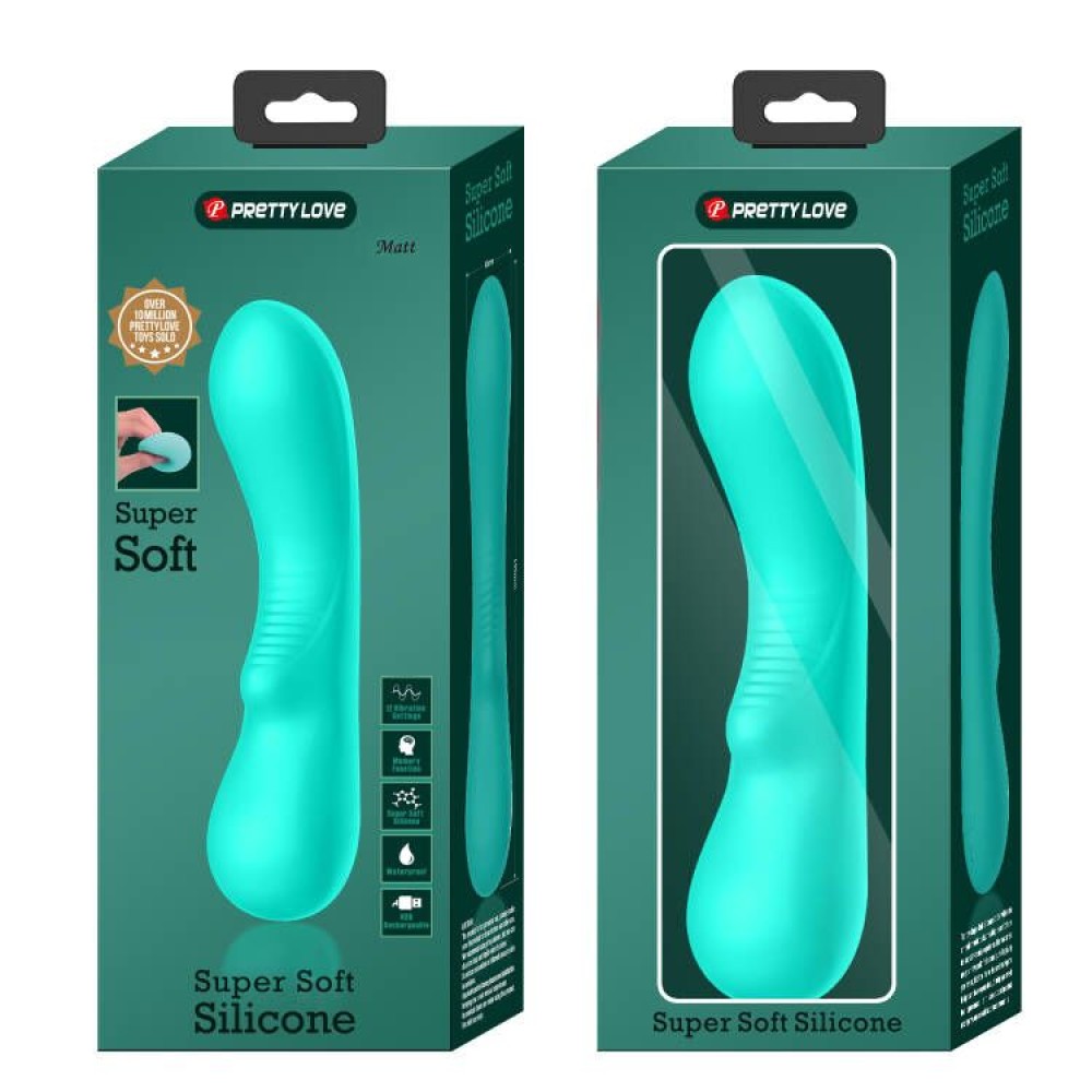 High-Performance Matt Green Vibrator - Discreet, Powerful, and Waterproof Adult Toy