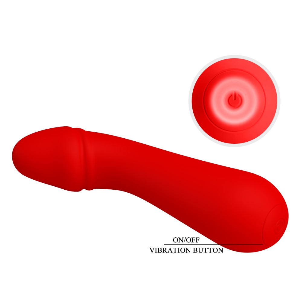 Premium Pretty Love Cetus Red Vibrator for Intense Pleasure | Discreet & Powerful Adult Toy