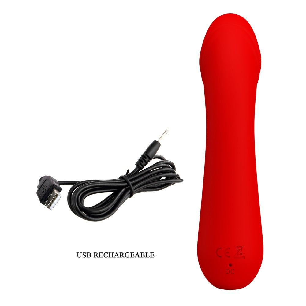 Premium Pretty Love Cetus Red Vibrator for Intense Pleasure | Discreet & Powerful Adult Toy