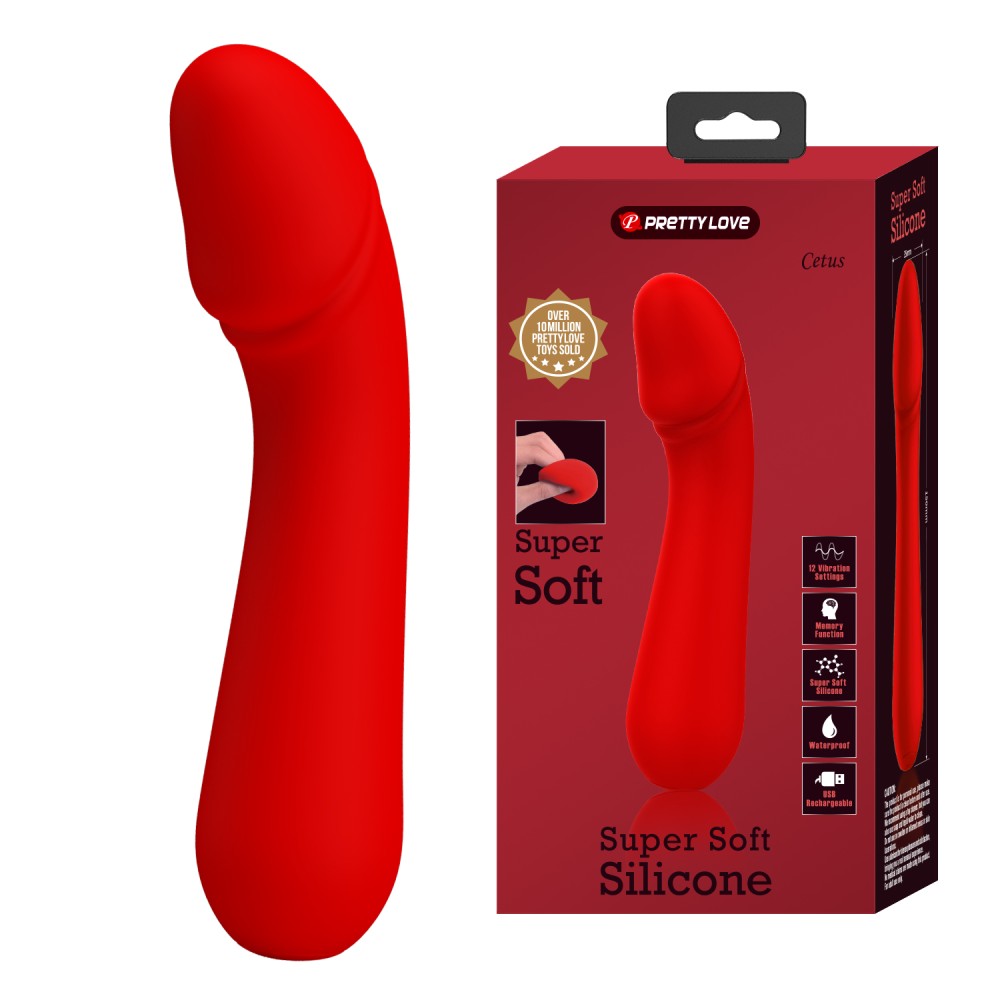 Premium Pretty Love Cetus Red Vibrator for Intense Pleasure | Discreet & Powerful Adult Toy