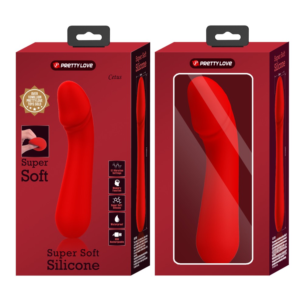 Premium Pretty Love Cetus Red Vibrator for Intense Pleasure | Discreet & Powerful Adult Toy