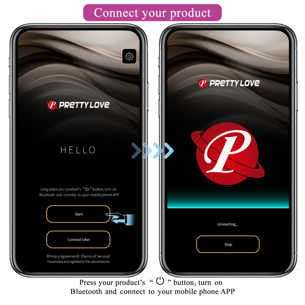 Pretty Love Hector Vibrator - Powerful, Discreet, Waterproof Personal Massager for Intense Pleasure and Sensual Relaxation