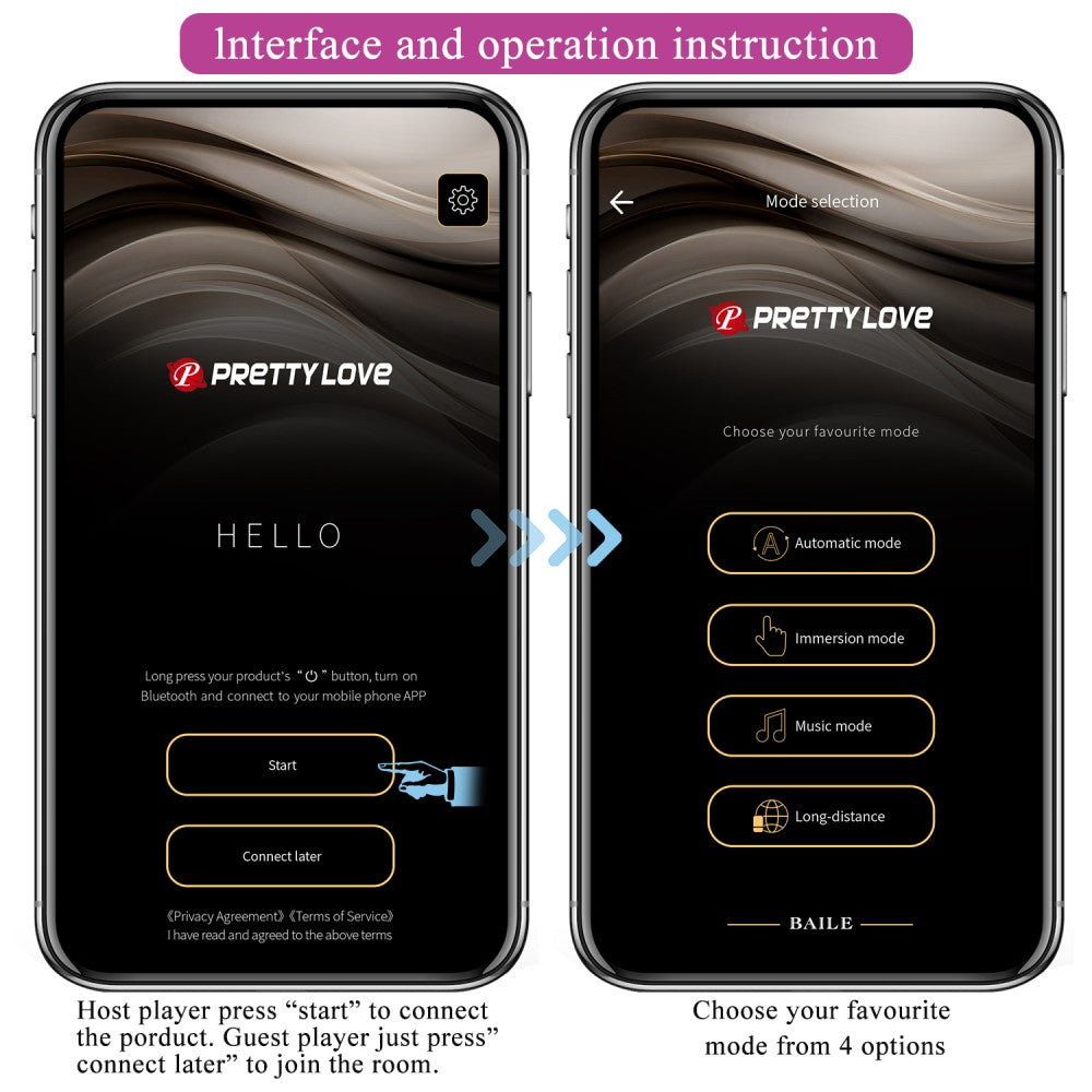 Pretty Love Hector Vibrator - Powerful, Discreet, Waterproof Personal Massager for Intense Pleasure and Sensual Relaxation
