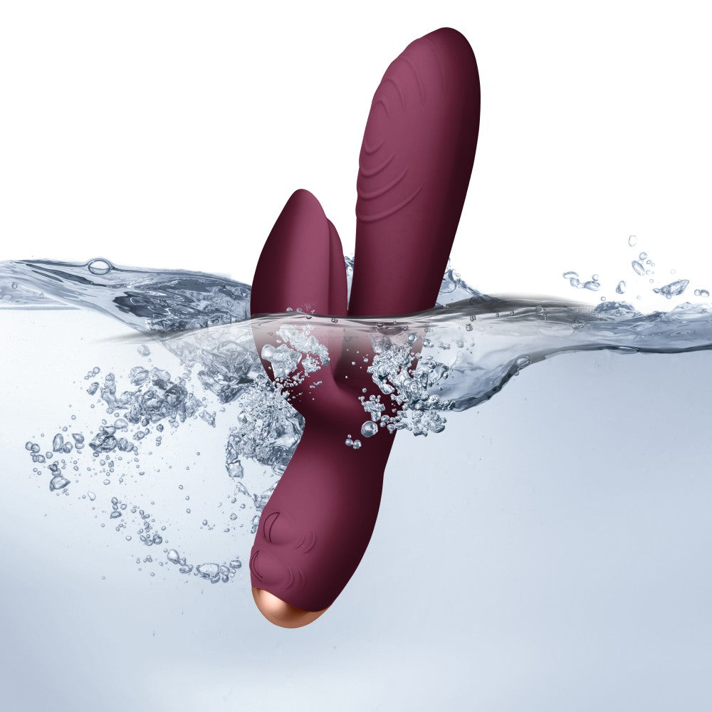 Climaximum Burgundy Vibrator - Premium Spirit Rechargeable Massager for Intense Pleasure