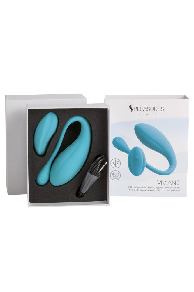 VIVIANE Turbo Mini Vibrator - Turquoise Pocket Vibe for Intense Pleasure & Discreet Fun
