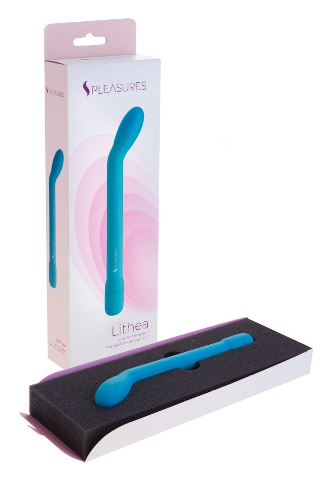 High-Powered Lithea Turquoise Vibrator for Ultimate Pleasure ? Waterproof & Rechargeable | Discreet & Stylish Design