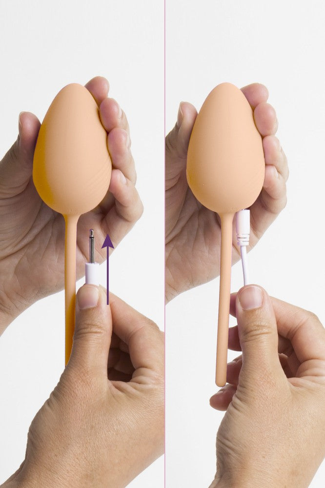 EGG VIBRATOR ODETTE - Peach Vibrator pentru chilo?i