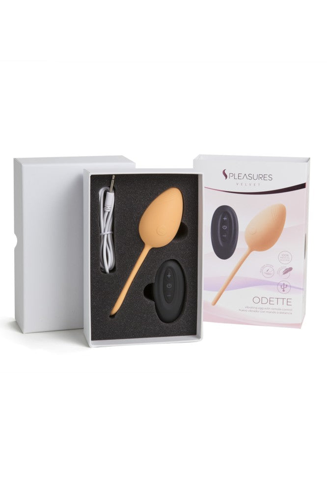 EGG VIBRATOR ODETTE - Peach Vibrator pentru chilo?i