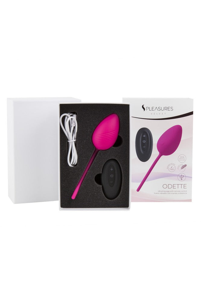 EGG VIBRATOR ODETTE - Powerful Cerise Vibrator for Ultimate Pleasure